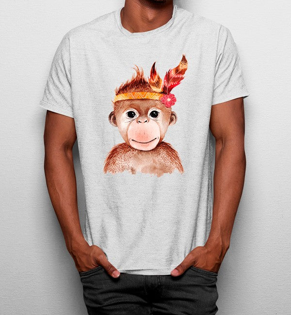 Camiseta Mono Indio