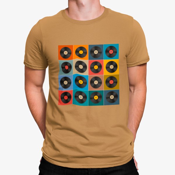 Camiseta Vinilos Vintage