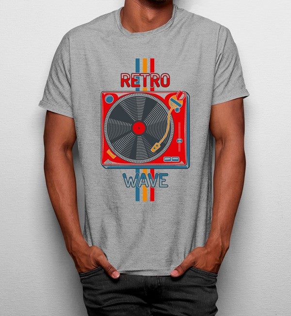 Camiseta Retro Tocadiscos