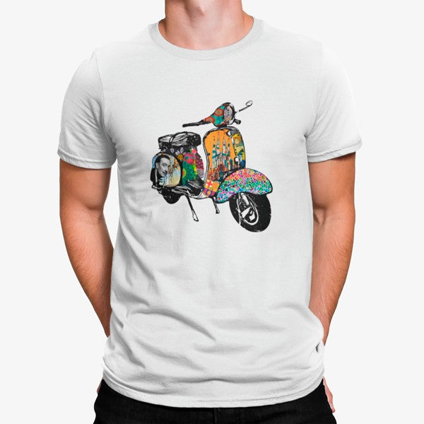 Camiseta Vespa Barcelona Salvador Dalí
