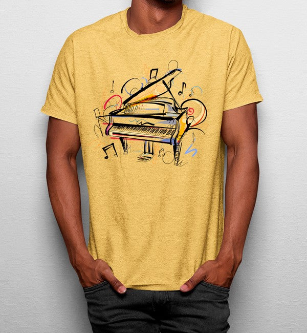 Camiseta Piano Artístico