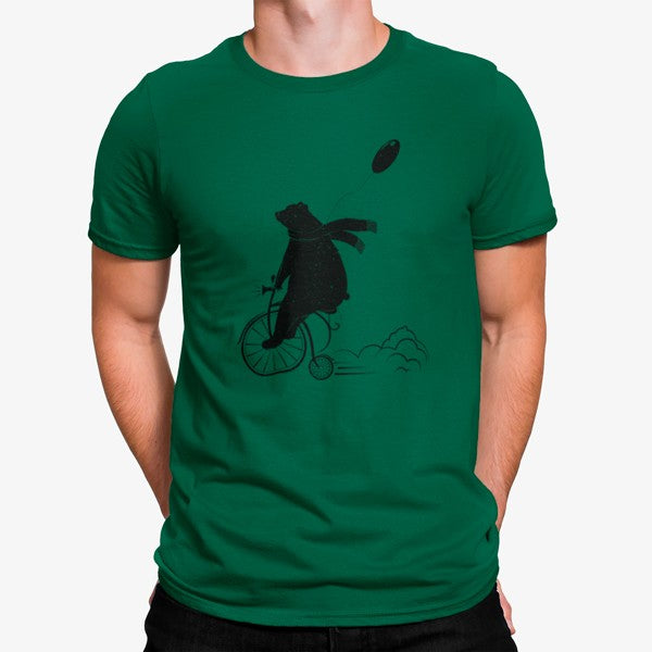 Camiseta Oso en Bicicleta con Globo