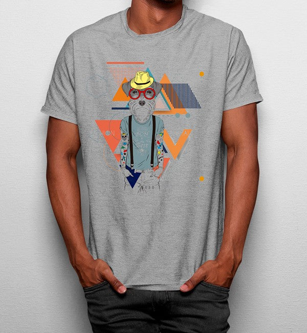 Camiseta Perro Hipster