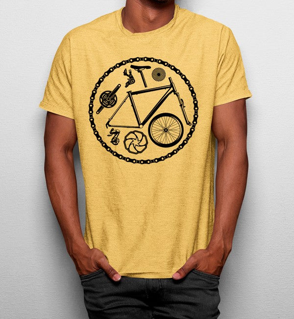 Camiseta Partes de Bicicleta