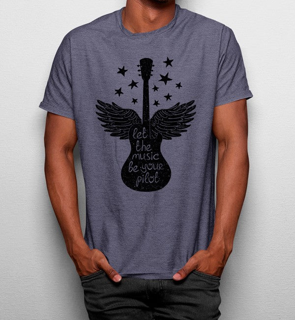 Camiseta Deja que la Música Sea Tu Piloto