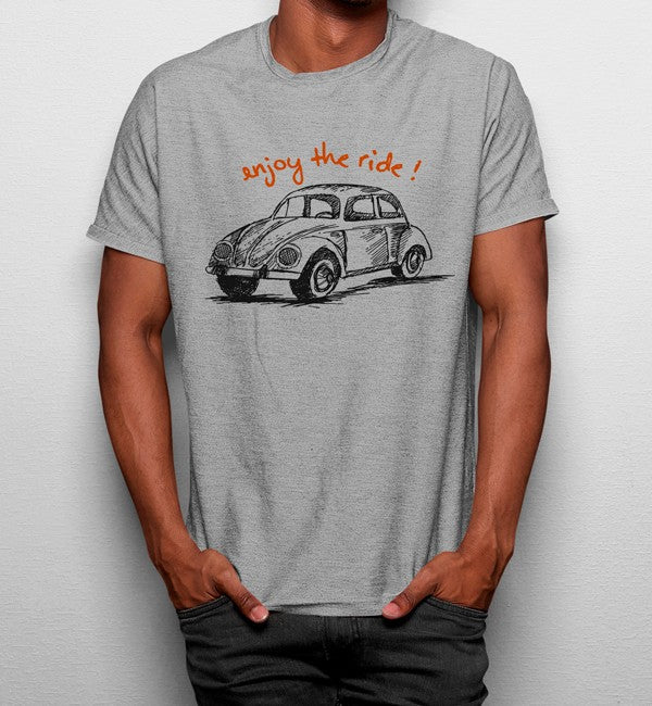 Camiseta Disfruta el Viaje Coche Retro