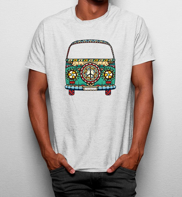 Camiseta Furgoneta Hippie