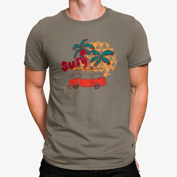 Camiseta Furgoneta Hippie Surf