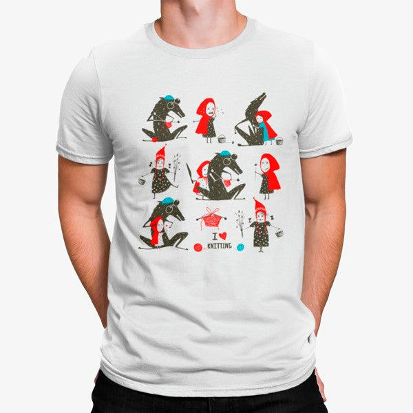 Camiseta Caperucita Roja y Lobo