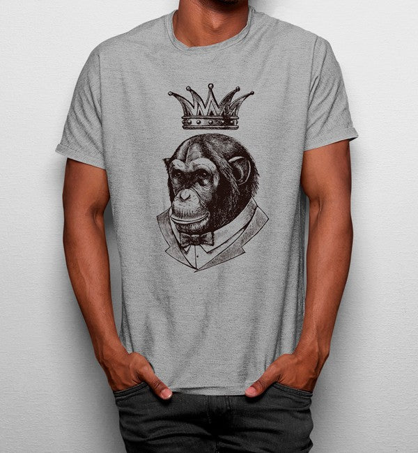Monkey T-shirt with Crown