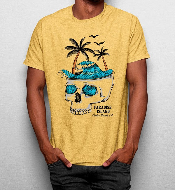 Camiseta Isla del Paraíso Calavera