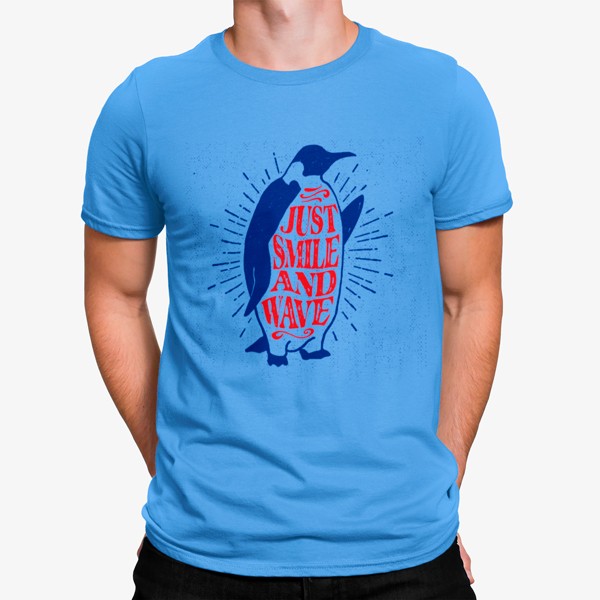 Camiseta Pinguino Saludando