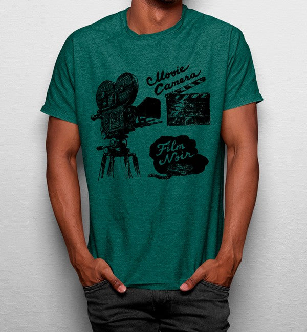 Camiseta Cámara Cinema Vintage