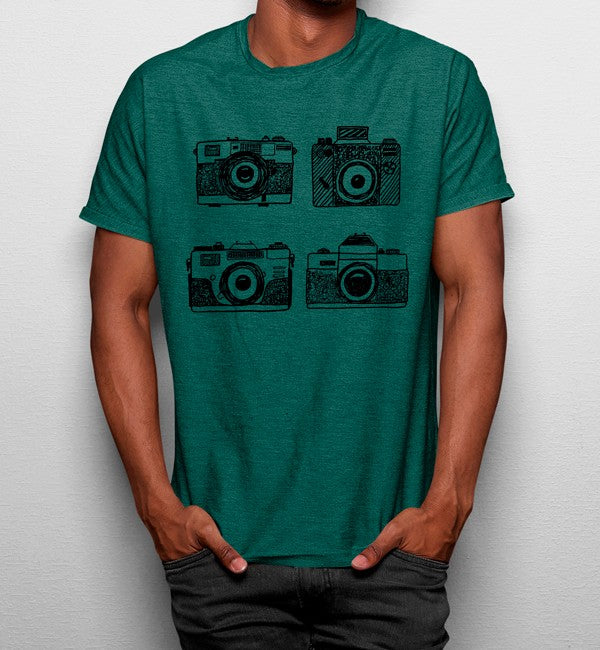 Camiseta Cuatro Cámaras Fotográficas