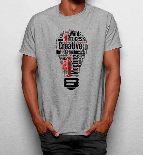 Camiseta Bombilla Creativa