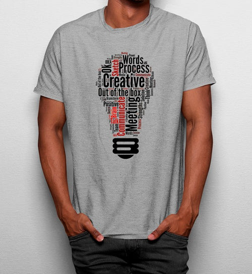 Camiseta Bombilla Creativa