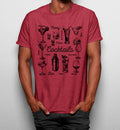 Camiseta Carta de Cocktails