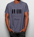 Camiseta Piano Música