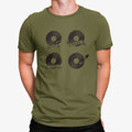 Camiseta Vinilos Retro Música