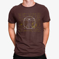 Camiseta Hombre Vitrúvio Leonardo da Vinci