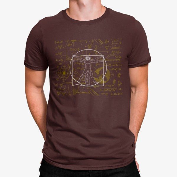 Camiseta Hombre Vitrúvio Leonardo da Vinci