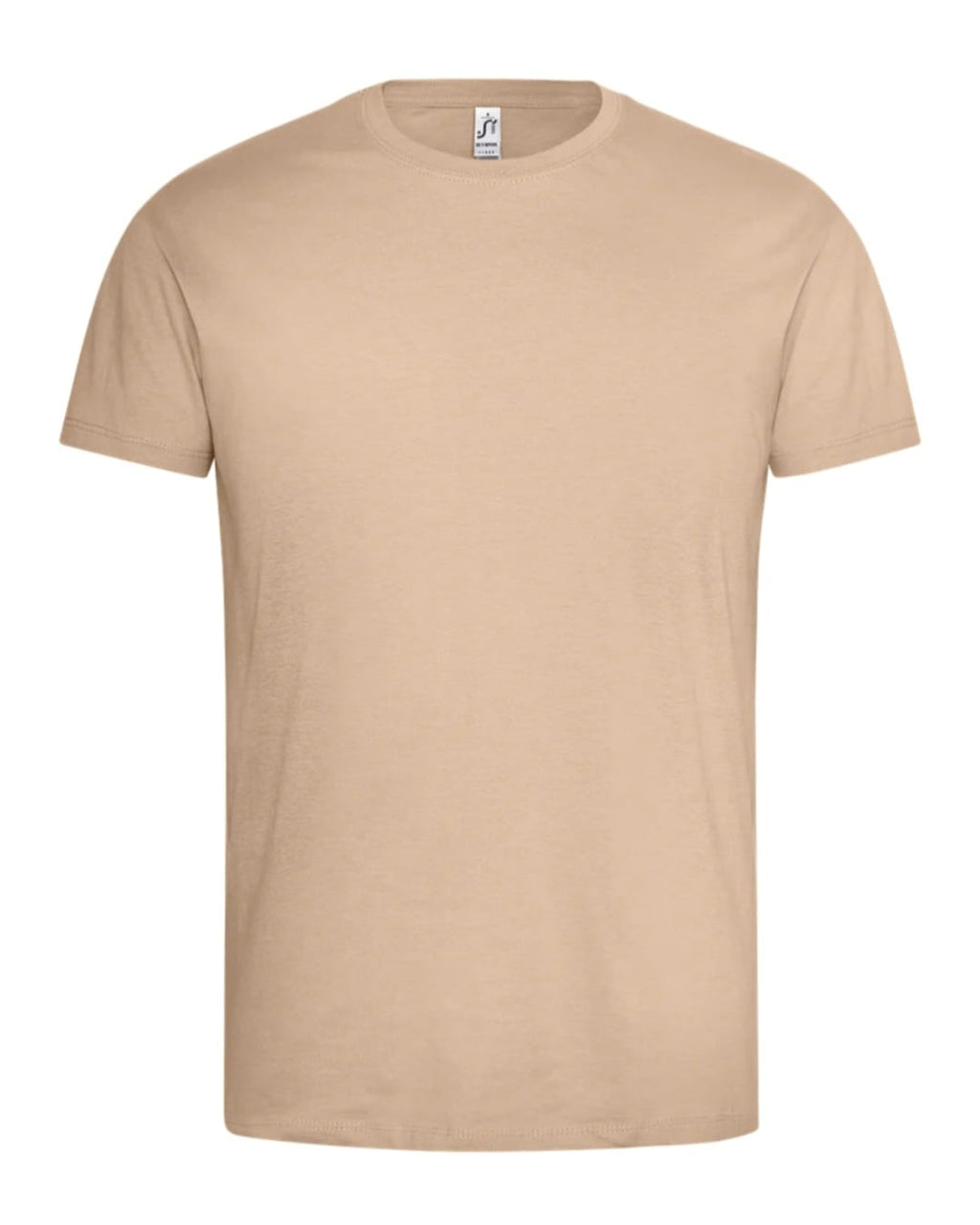Camiseta Beige personalizada – Foto o texto (Frontal + Trasera)