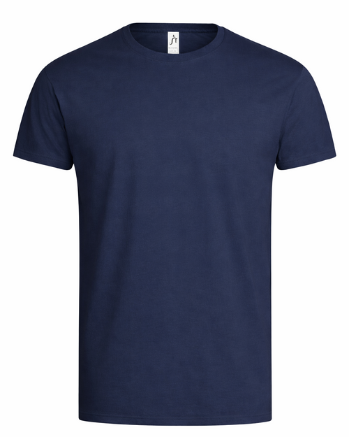 Personalized Navy Blue T-Shirt – Photo or text (Front + Back)