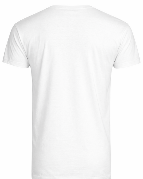 Personalized White T-shirt – Photo or text (Back)