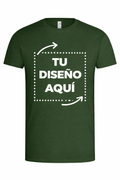 Camiseta Verde Personalizada – Foto o Texto (Frontal)