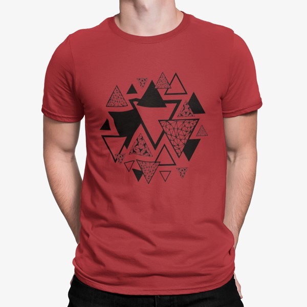 Camiseta Triángulos Geometrias