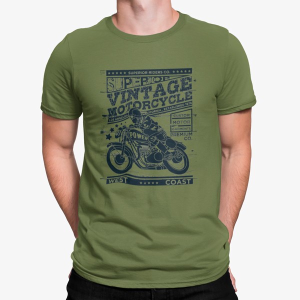 Camiseta Moto Vintage West Coast
